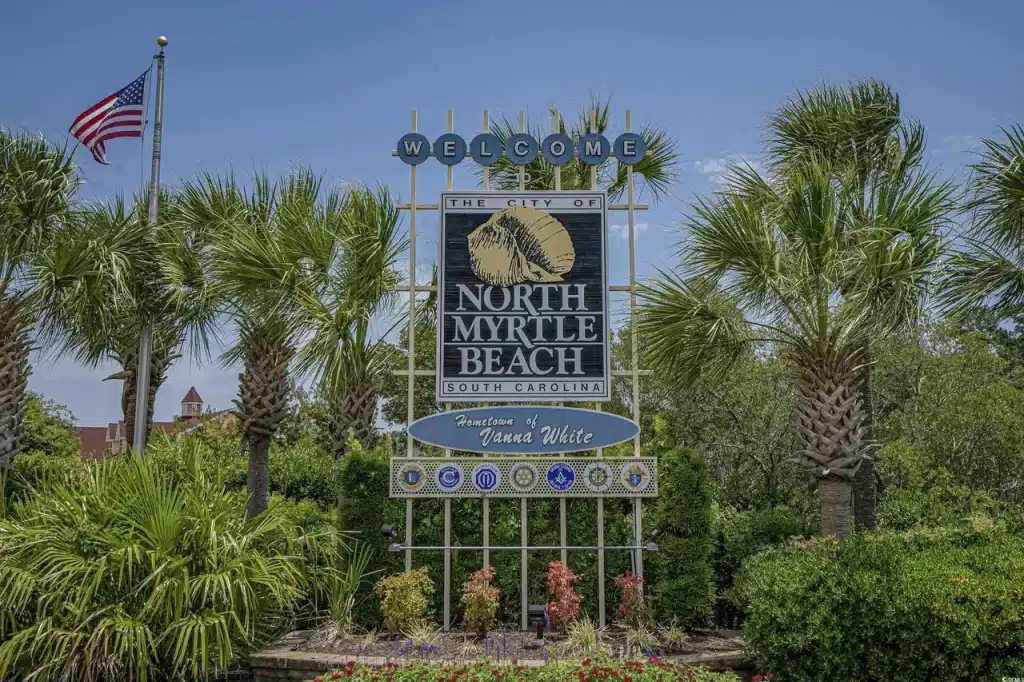 north myrtle beach city sign